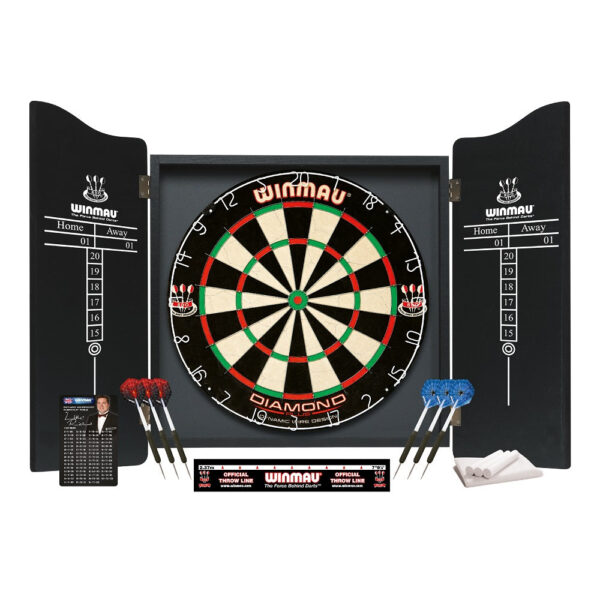 Winmau Professional Darts Cabinet Set Dartboard