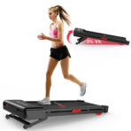 Home Fitness Treadmill with 0-9% Auto Incline 1-10KM/H Walking Running Machine