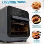 Baridi 12-IN-1 Air Fryer Steam Oven