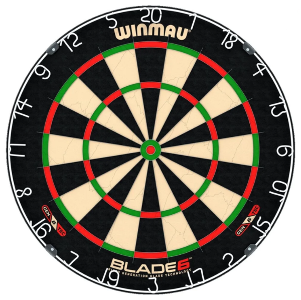 Winmau Blade 6 PDC Surround Set (Blade 6 Dartboard, PDC Surround and 6 Darts)