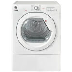 Hoover HLEV8LG 8kg Vented Tumble Dryer, White, LED Display,  Sensor Drying