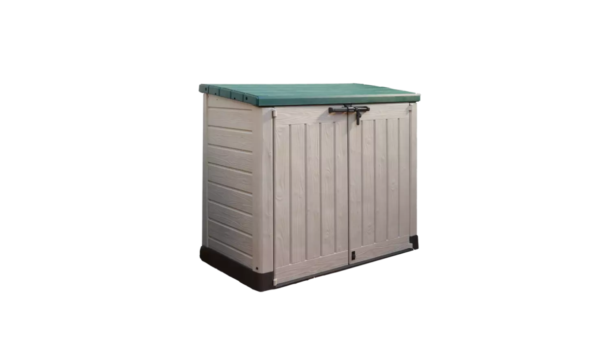 Keter Store It Out Max 1200L Garden Storage Box -Beige/Green