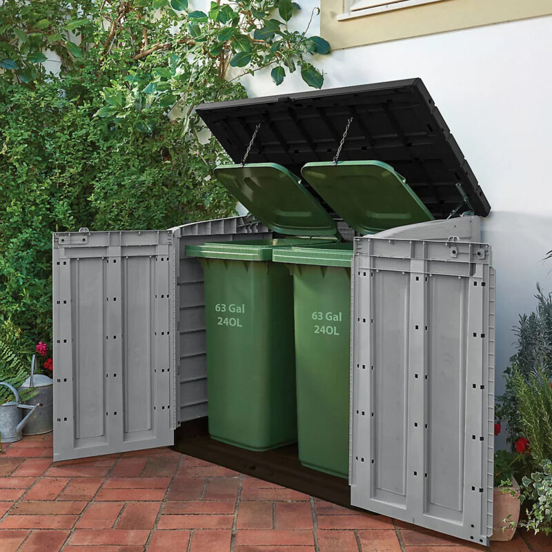 Keter Store It Out Max 1200L Garden Storage Pent Garden storage 1250mm 1455mm