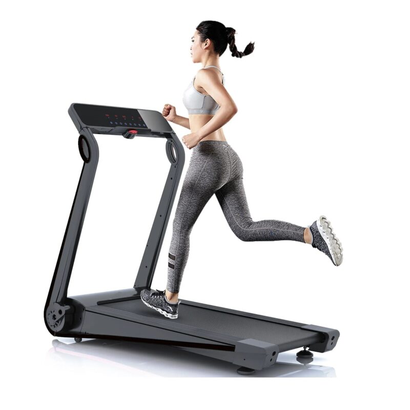 Treadmill 3.0HP Blutooth&Music Play+ WIFI 7inch Color Touch Screen S5300 Folding Electric Treadmill