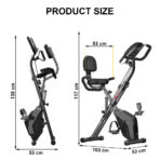 Foldable Exercise Bike, Magnetic Resistance