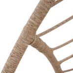 Omalos Beige Rattan effect Egg chair - sportiva