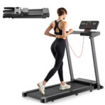 Folding Treadmill Q8, Speed 1-12KM/H, 12 Pre-set Programs